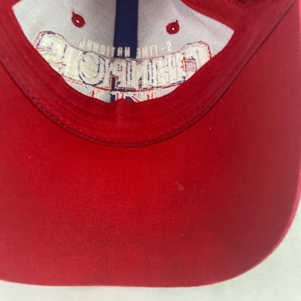 KU Jayhawks 5-Time Champs Top Of The World Hat